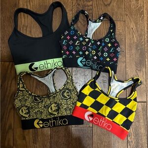 Ethika youth small Sports Bra Collection - Black, Multicolor, Yellow, Red